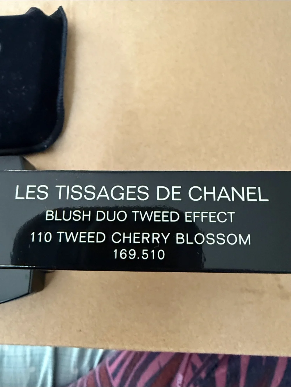 CHANEL Marbleized Powder Blush in Rose Pink/Tweed Cherry Blossom